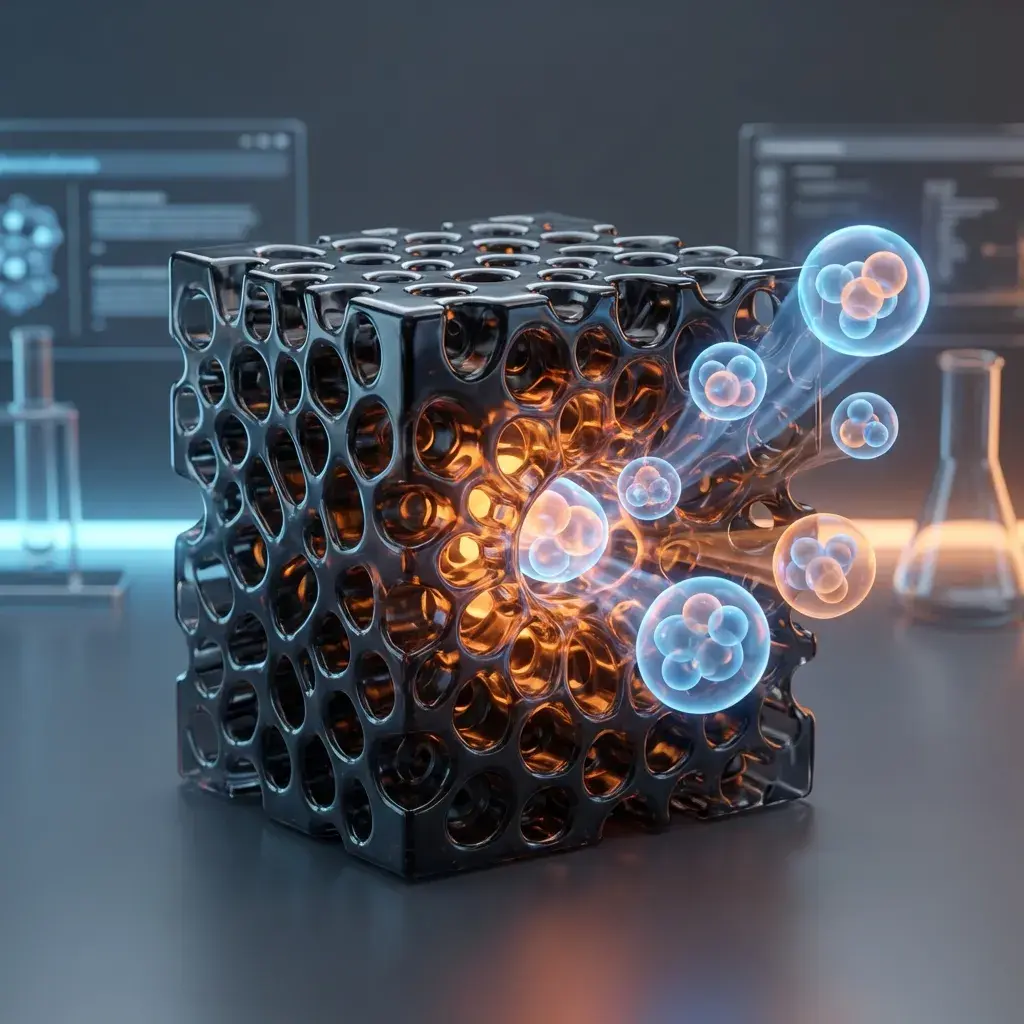 Molecular adsorption - how activated carbon traps ammonia